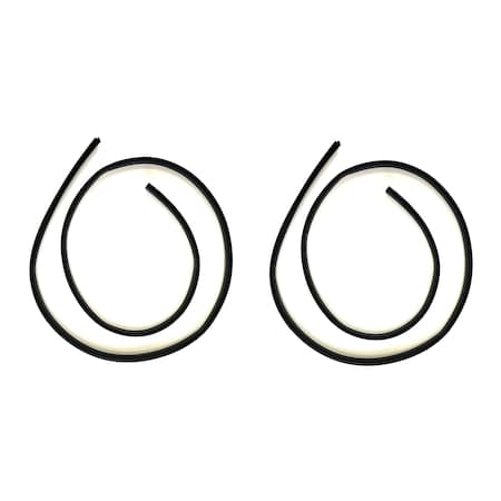 Fairchild Industries 19871996 Ford F250350 Crew Cab Rear Door Cab Window Channel Kit replaces oem F4TZ 3525766A KF1039